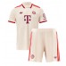 Camiseta Bayern Munich Aleksandar Pavlovic #45 Tercera Equipación Replica 2024-25 para niños mangas cortas (+ Pantalones cortos)